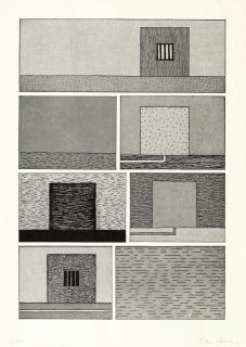 Peter Halley - Untitled, from Brooklyn Academy of Music Portfolio of Prints III