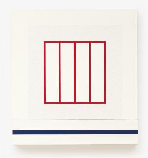 Peter Halley - White Prison