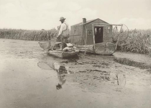Peter Henry Emerson - An Eel Catcher\'s Home, 1886