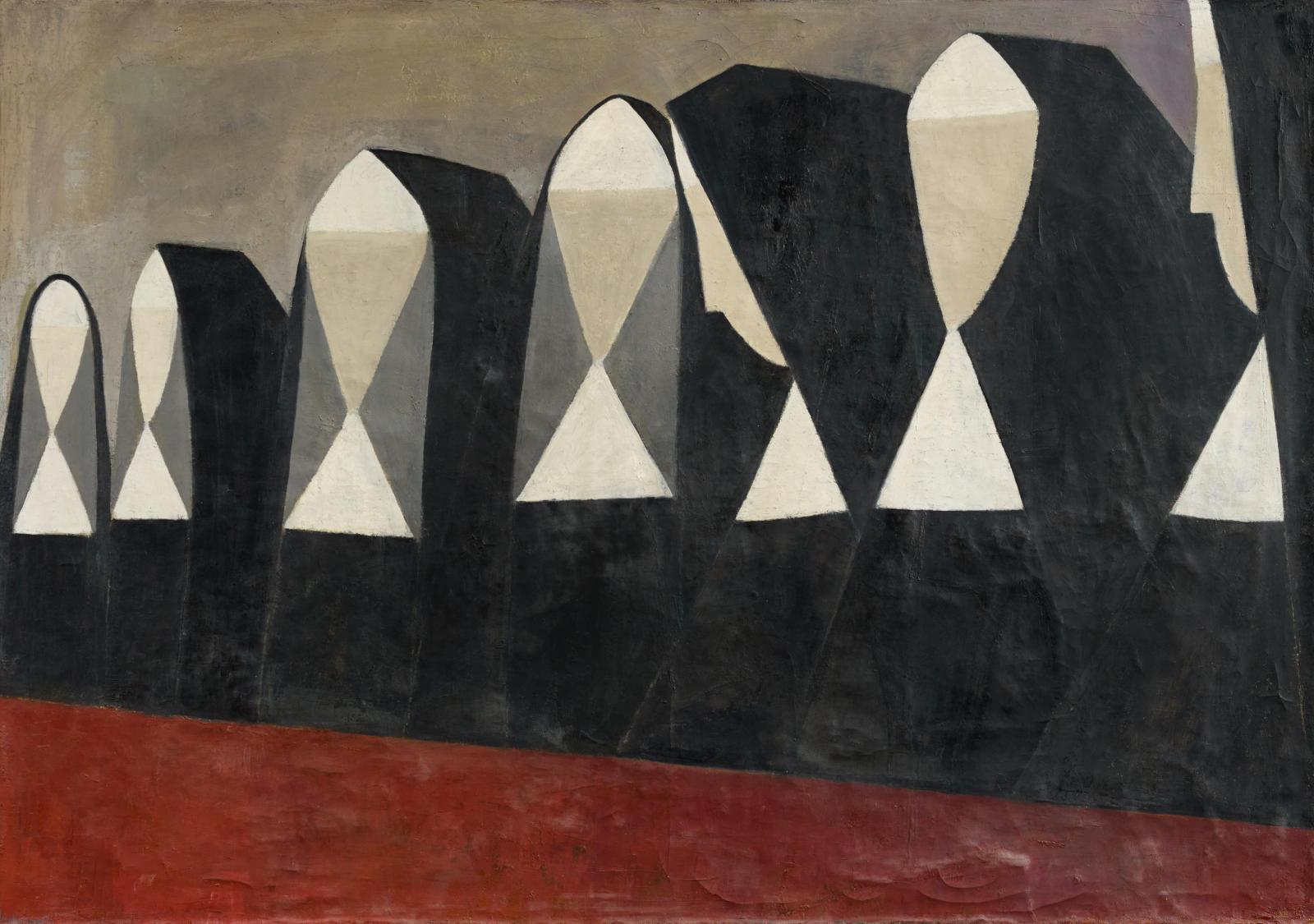 Peter Herkenrath - Ohne Titel (Nonnen).