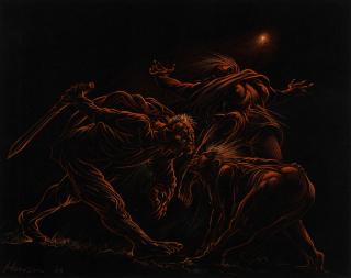 Peter Howson O.B.E - Allegorical Scene
