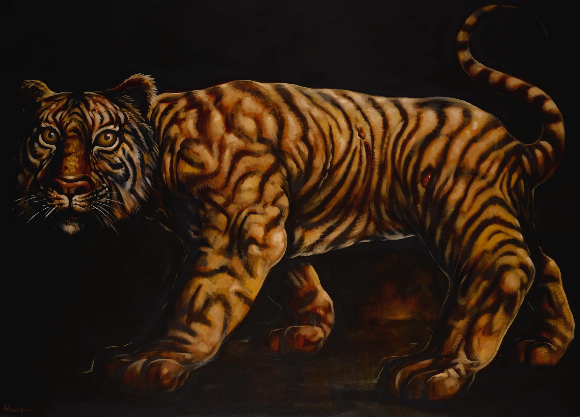 Peter Howson, O.B.E. - Tiger