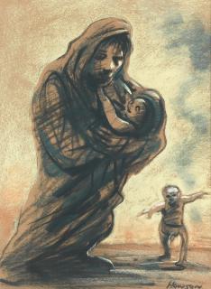 Peter Howson OBE - Refugees