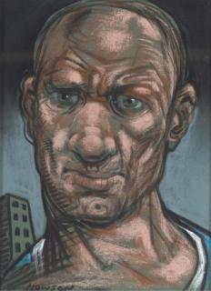 Peter Howson - Head study