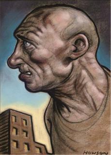 Peter Howson - Man And Tenament