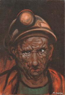 Peter Howson - The Mine Worker, \