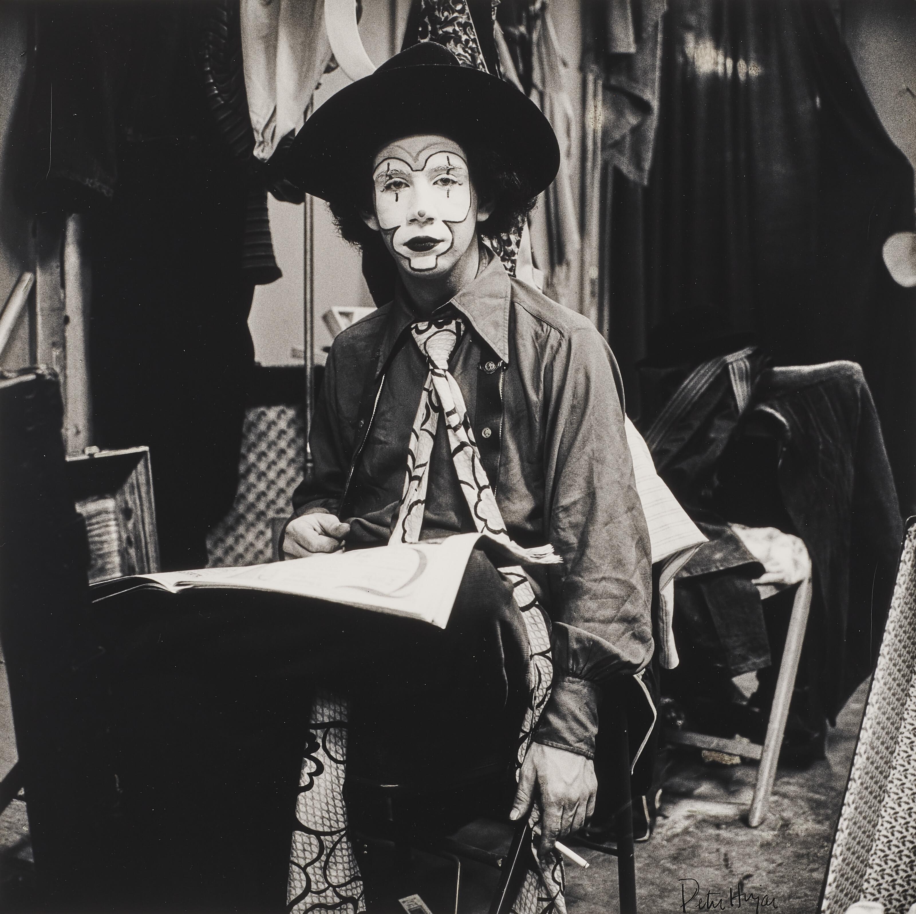 Peter Hujar - Clown with Long Tie (II), 1973