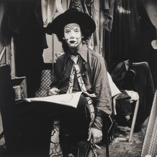 Peter Hujar - Clown with Long Tie (II), 1973
