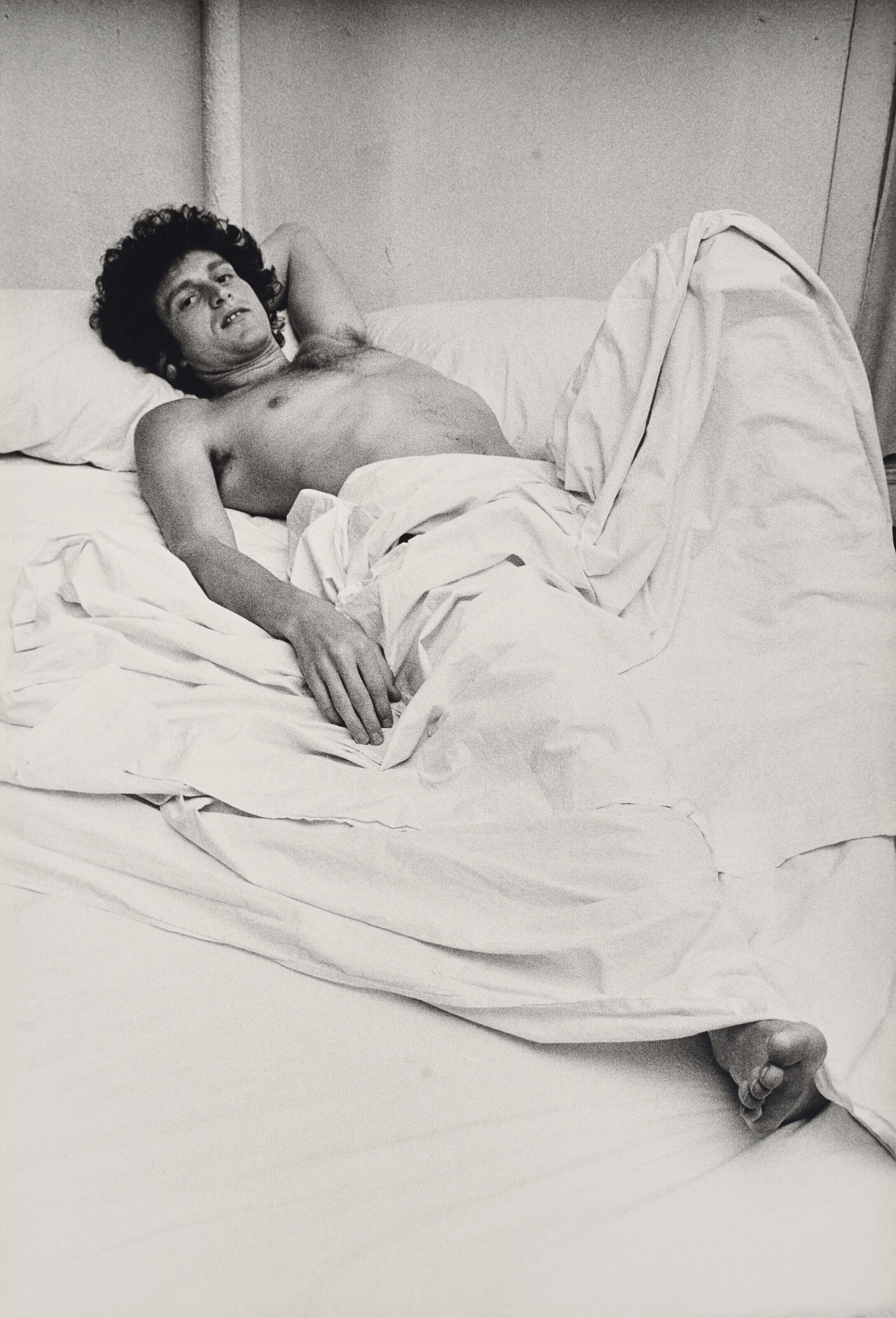 Peter Hujar - Robert Levithan in bed, 1977