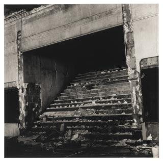Peter Hujar - Ruined Staircase, Pier