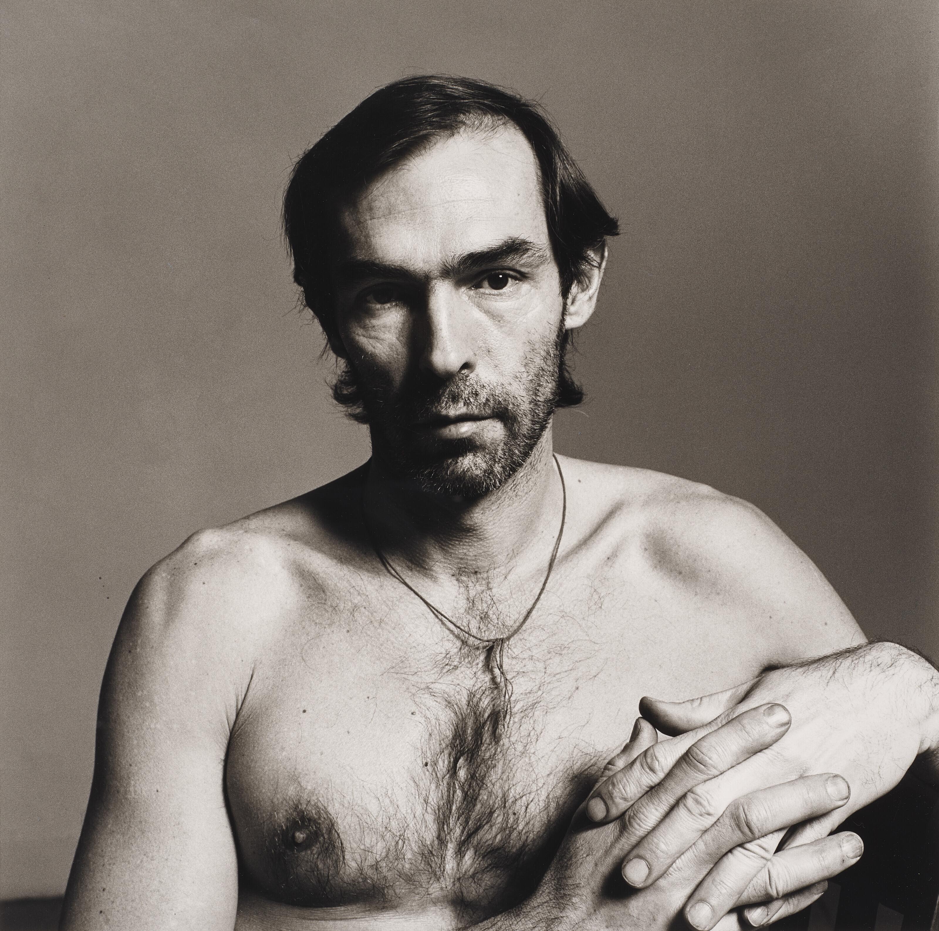 Peter Hujar - Self-Portrait (with string around his neck), 1980