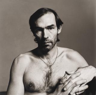 Peter Hujar - Self-Portrait (with string around his neck), 1980