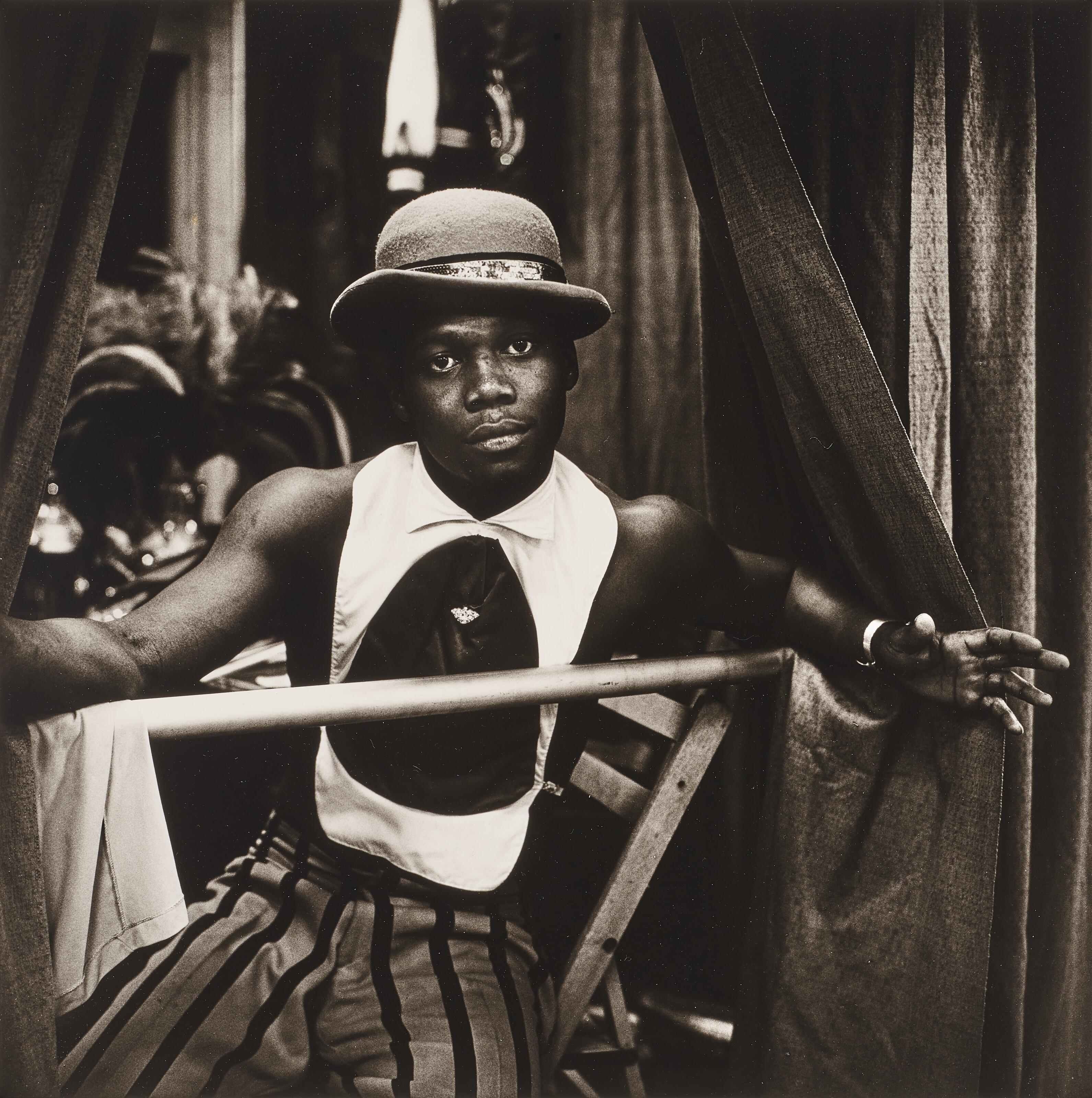 Peter Hujar - Young Circus Performer in Hat, 1973