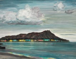 Peter Hurd - Diamond Head, Hawaii