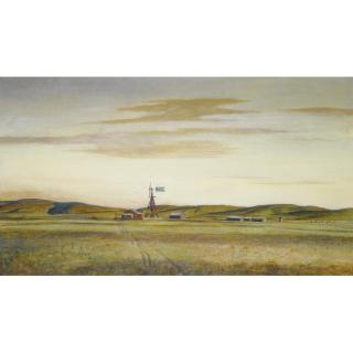 Peter Hurd - Rancho Del Charco Largo (The Ranch At Charco Largo)