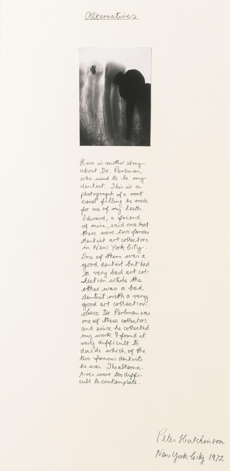 Peter Hutchinson - Alternatives, 1972