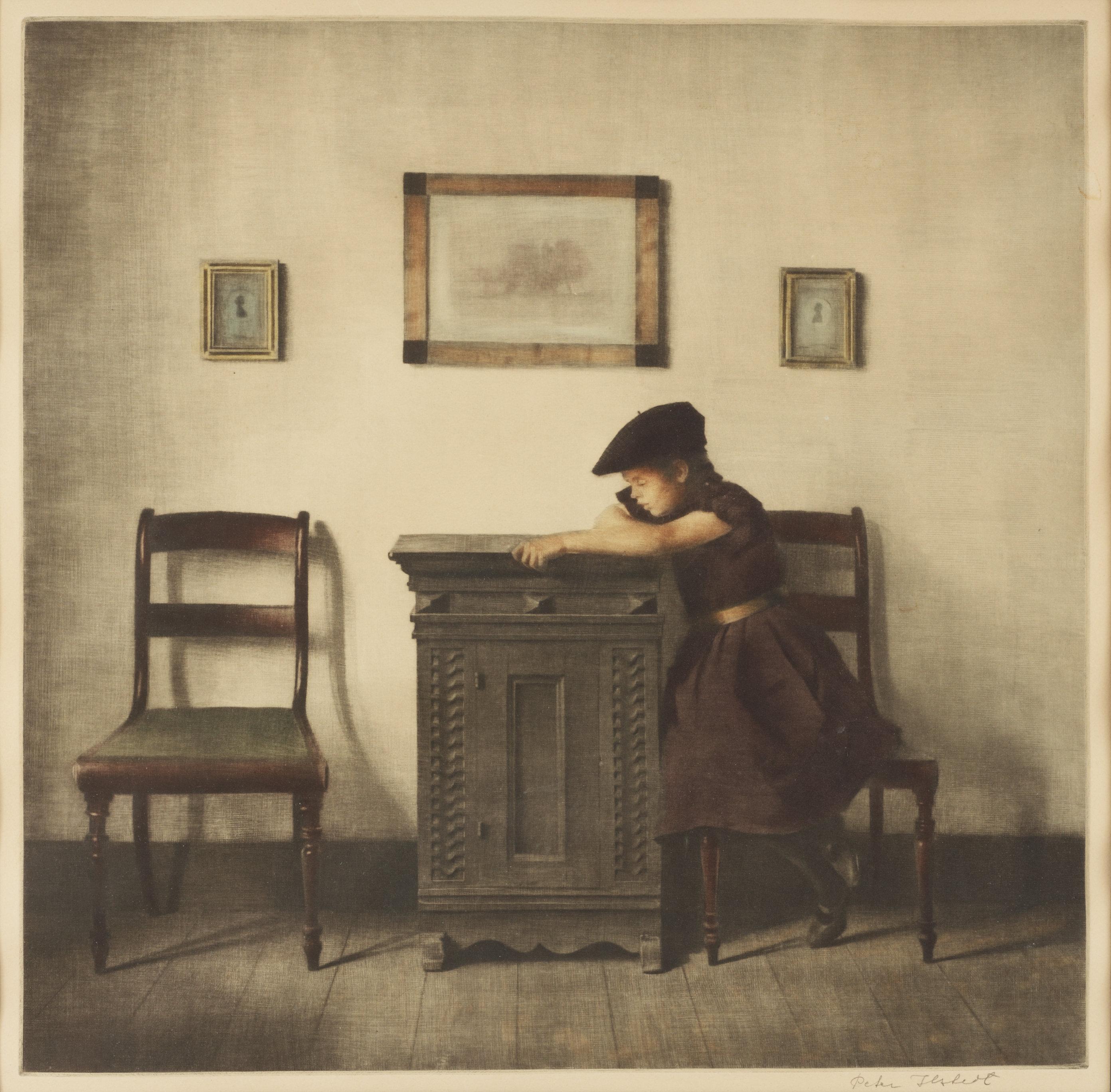 Peter Ilsted - By the commode