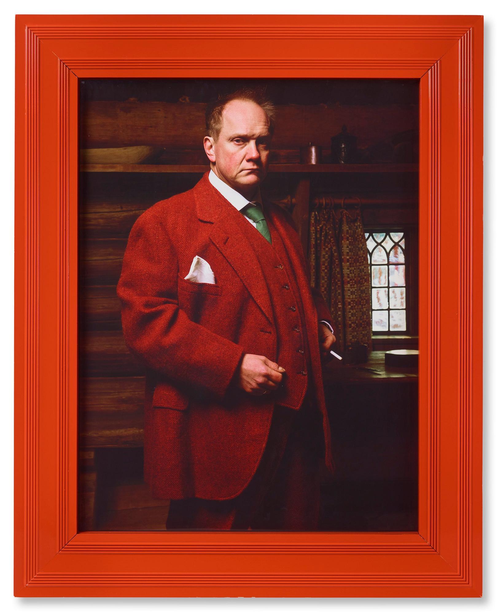 Peter Johansson - \'Självporträtt i rött\', 2012.