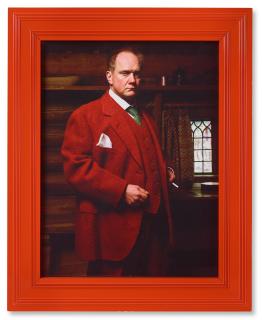 Peter Johansson - \'Självporträtt i rött\', 2012.