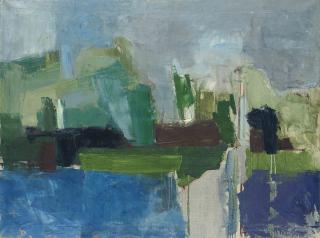Peter Kinley - Green and Blue Landscape (The Serpentine)