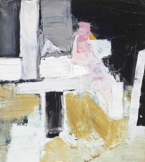 Peter Kinley - Studio Interior with Figure