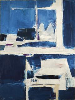Peter Kinley - Studio Interior With Window (Blue)