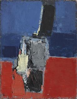 Peter Kinley - Study for Painting Blue and Red