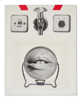 Peter Klasen - Bouche + deux interrupteurs