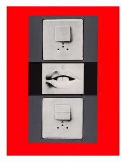 Peter Klasen - Bouche + Interrupteur, 1971