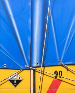 Peter Klasen - Camion Bâché Bleu/Jaune