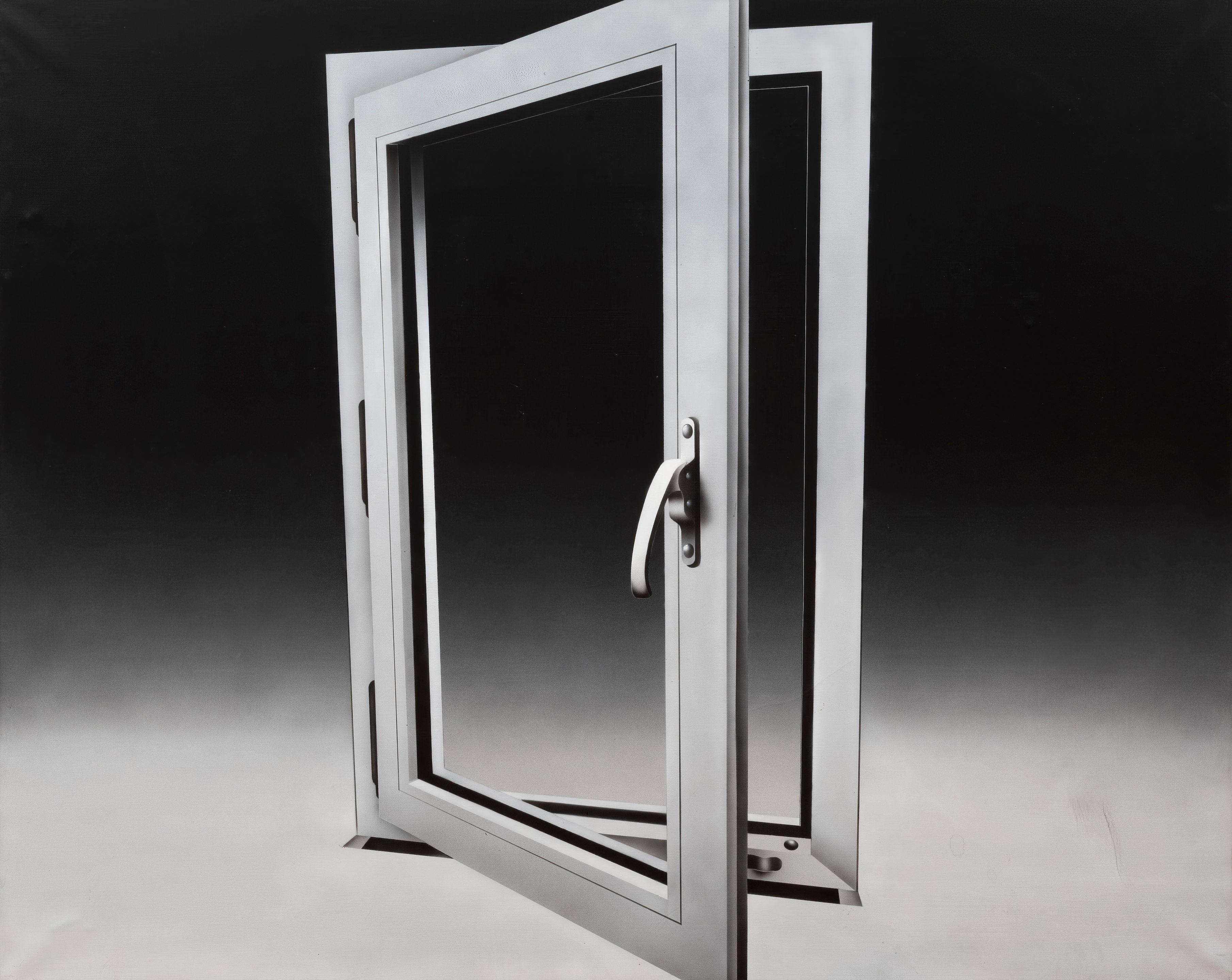 Peter Klasen - Grande Fenêtre/ Fond gris