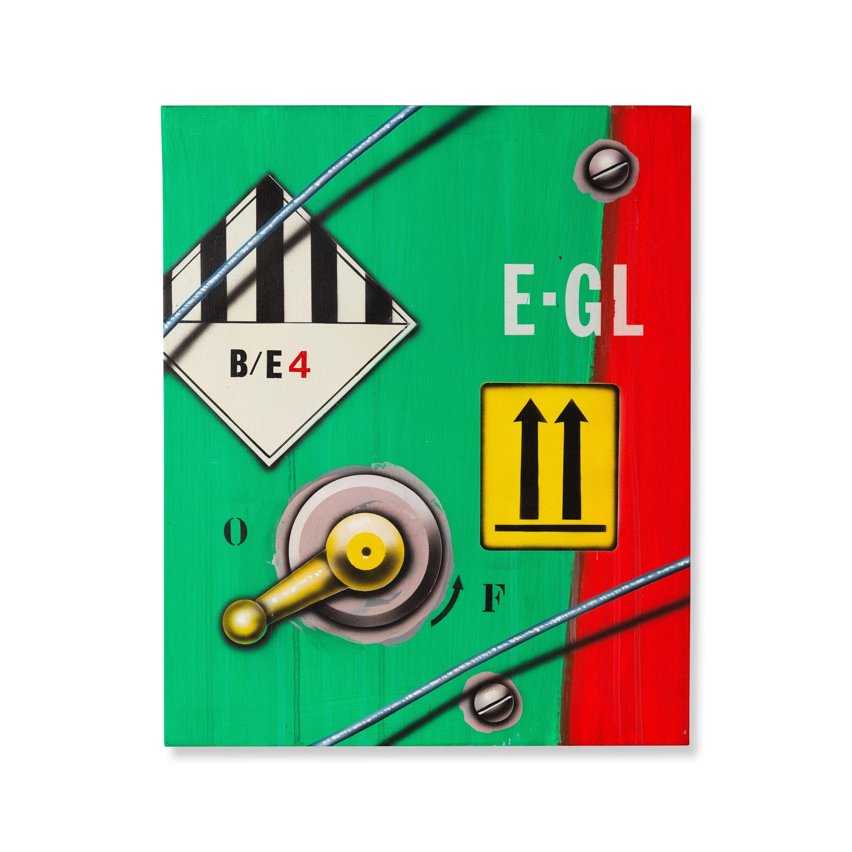 Peter Klasen - Manette E-GL vert rouge B/E4