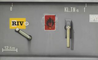 Peter Klasen - Wagon SNCF détail