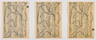 Peter Kogler - Serie von 3 Serigrafien.