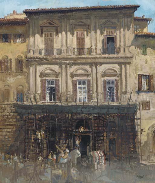 Peter Kuhfeld - Palazzo Ugoccioni, Morning, Florence