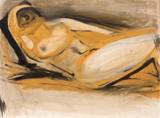 Peter Lanyon - Yellow nude