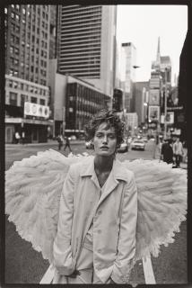 Peter Lindbergh - Amber Valetta, Harper’s Bazaar U.S.A., Times Square, New York, 1993
