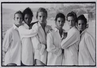 Peter Lindbergh - Estelle Lefébure, Karen Alexander, Rachael Williams, Linda Evangelista, Tatjana Patitz, Christy Turlington, \