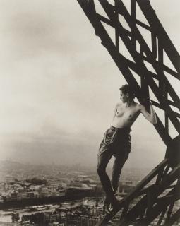 Peter Lindbergh - Mathilde, Eiffel Tower, Rolling Stone, 1989