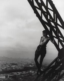 Peter Lindbergh - ‘Mathilde On The Eiffel Tower (Hommage To Marc Riboud), Paris’