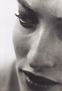 Peter Lindbergh - \'Tatiana Patitz, Stern, Deauville, (Close Up)\', 1990