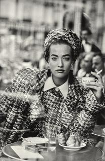 Peter Lindbergh - \'Tatjana Patitz, Vogue France, Café De Flore, Paris\', 1985