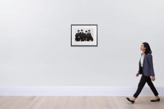 Peter Lindbergh - \'Ulli Steinmeier, Lynne Koester, Cindy Crawford And Linda Evangelista\', Pin Up Studios, Paris, 1989