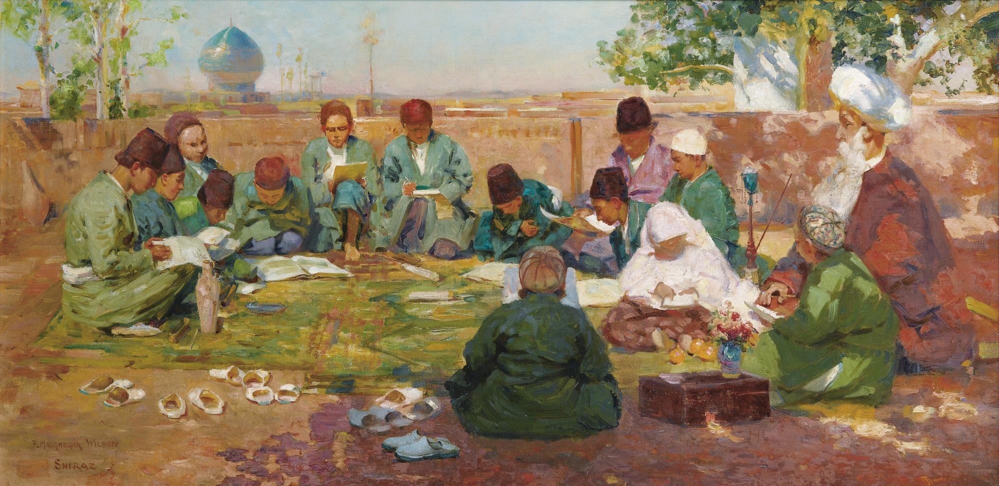 Peter Macgregor Wilson - British the Koranic Lesson, Shiraz