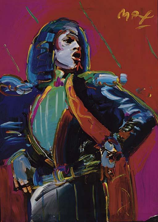 Peter Max - Mick Jagger