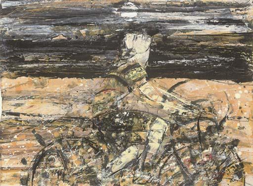 Peter Mclaren - Cyclist at Dusk