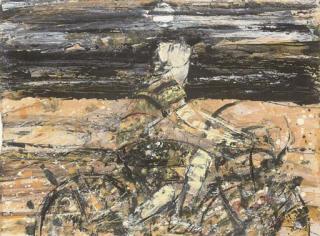 Peter Mclaren - Cyclist at Dusk