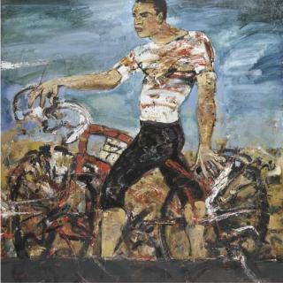 Peter Mclaren - Man with cycle