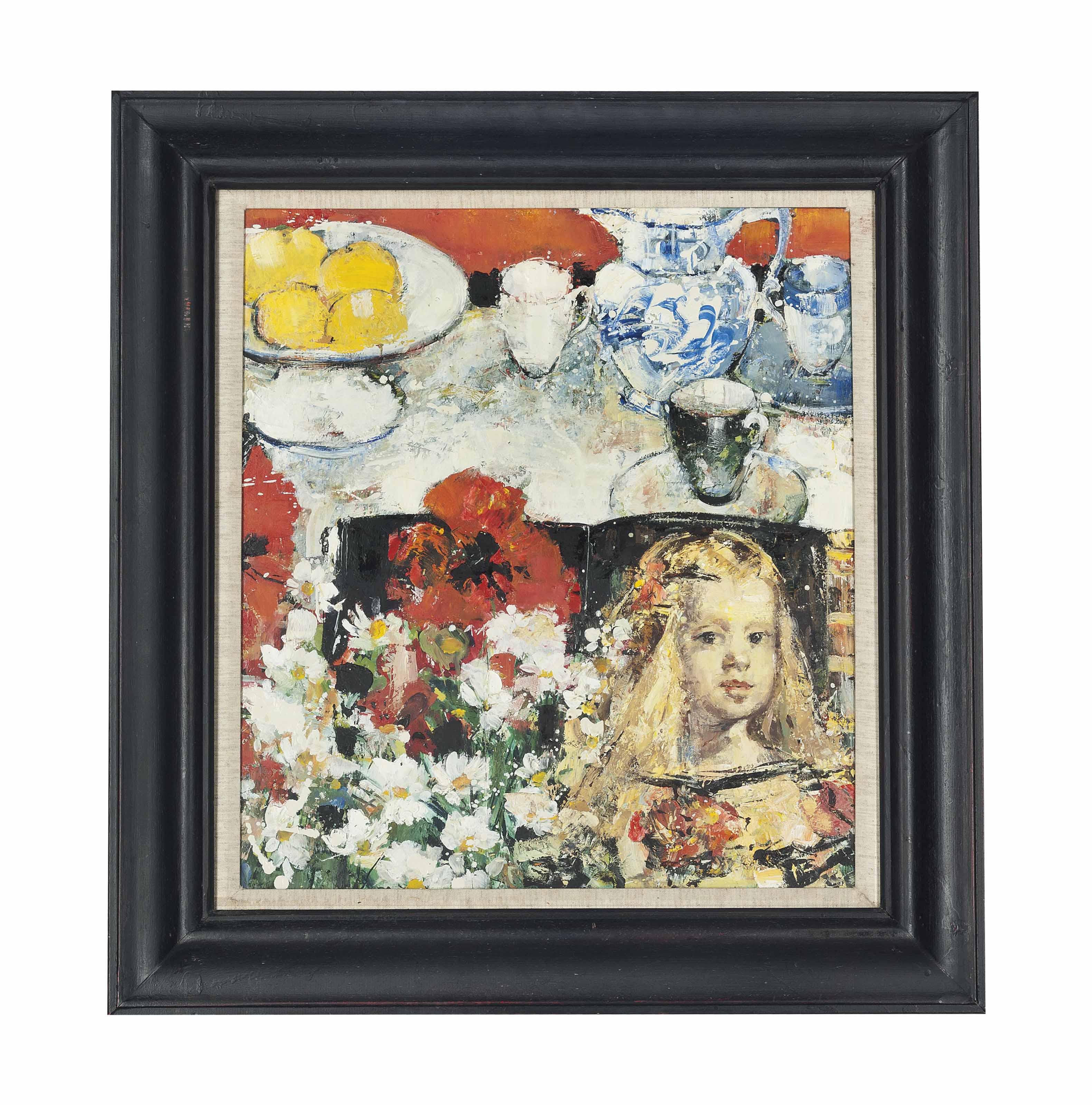 Peter Mclaren - Still life on orange ground