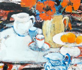 Peter Mclaren - Still Life with Poppies